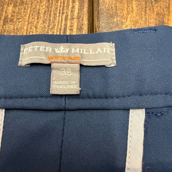 Peter Millar Wickimg Mens Golf Shorts Size 38 Blue Performance short, soft light - Picture 2 of 4